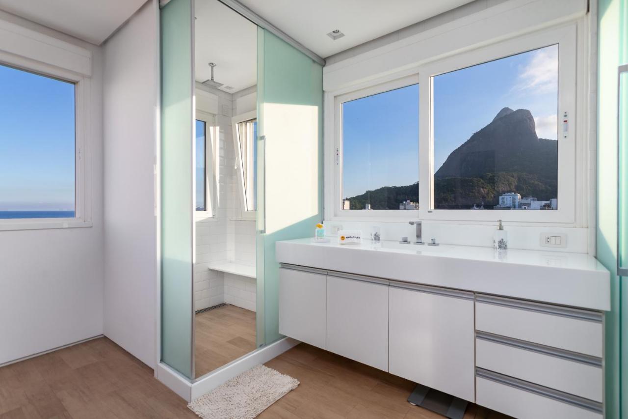 Belo No Leblon - Vista Para Morro 2 Irmaos - Guc6 Zn1 Rio de Janeiro Kültér fotó